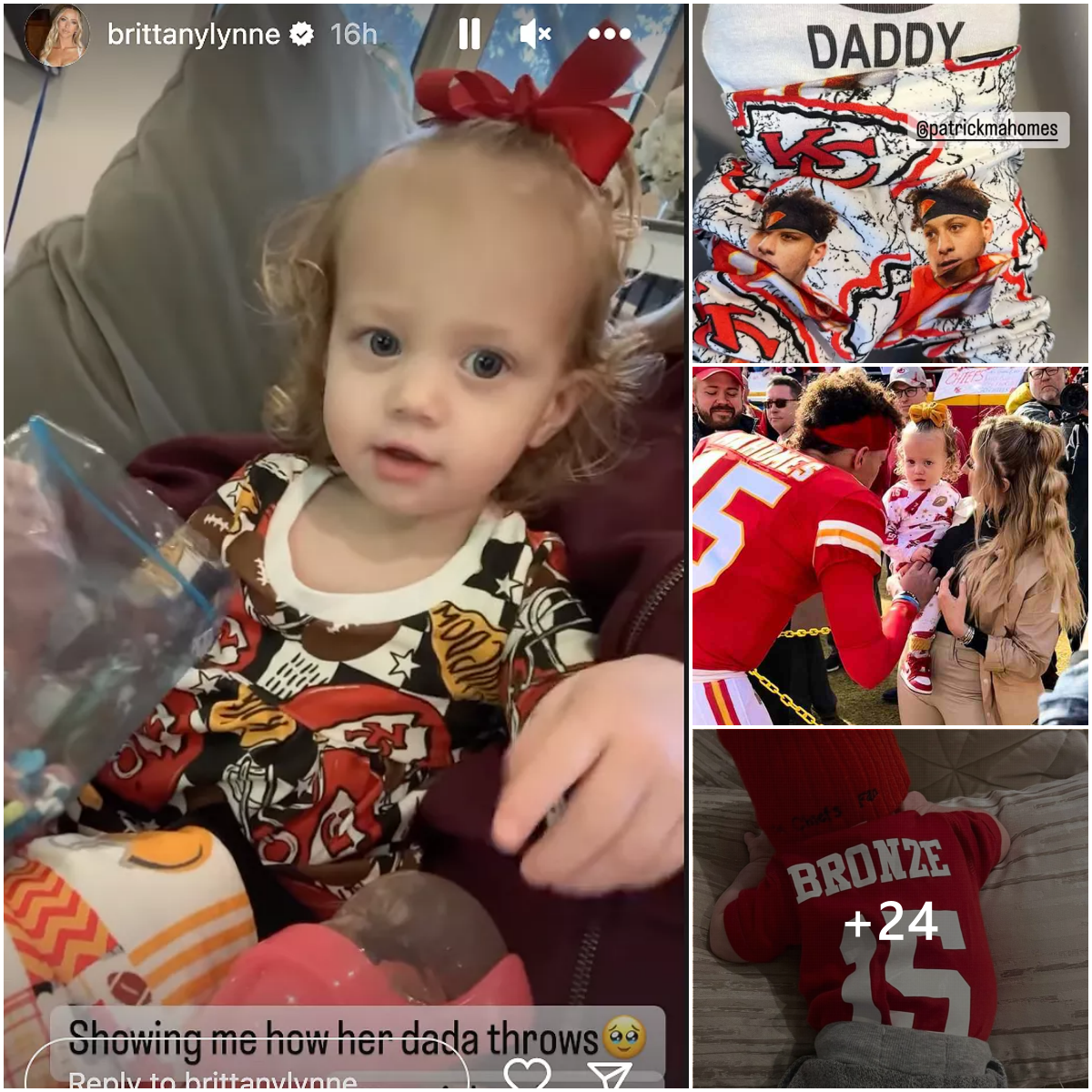 Brittany Mahomes Shares Bronze's Game Day Outfit as Sterling Practices ...